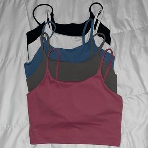 Active Crop Camis + Built-In Bra (WHOLE LOT!)